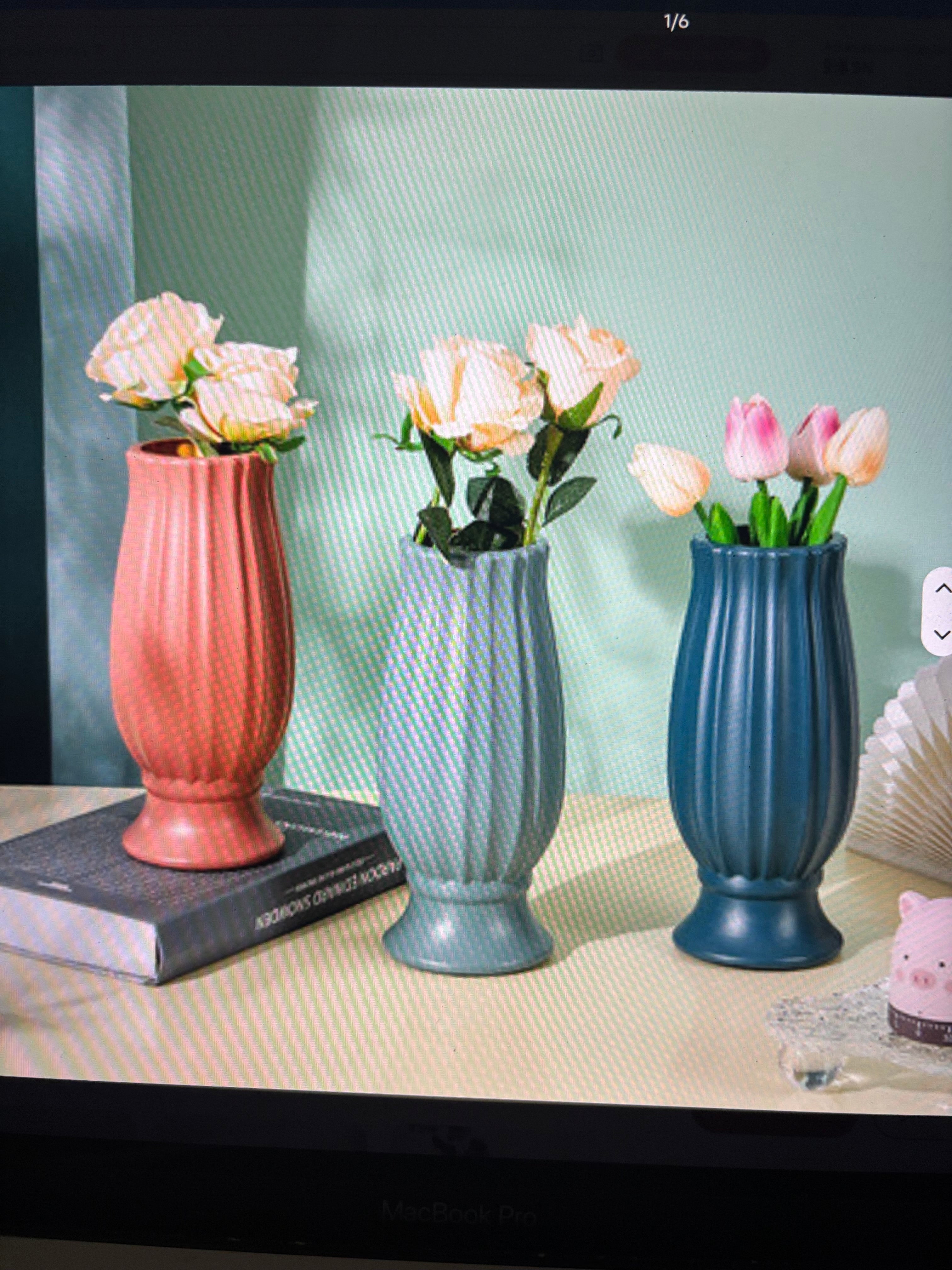 Vase incassable multicolore