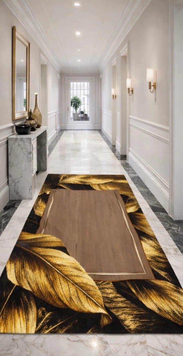 Tapis de couloir 3D avec effet velours