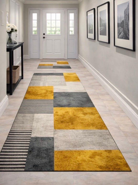 Tapis de couloir 3D avec effet velours