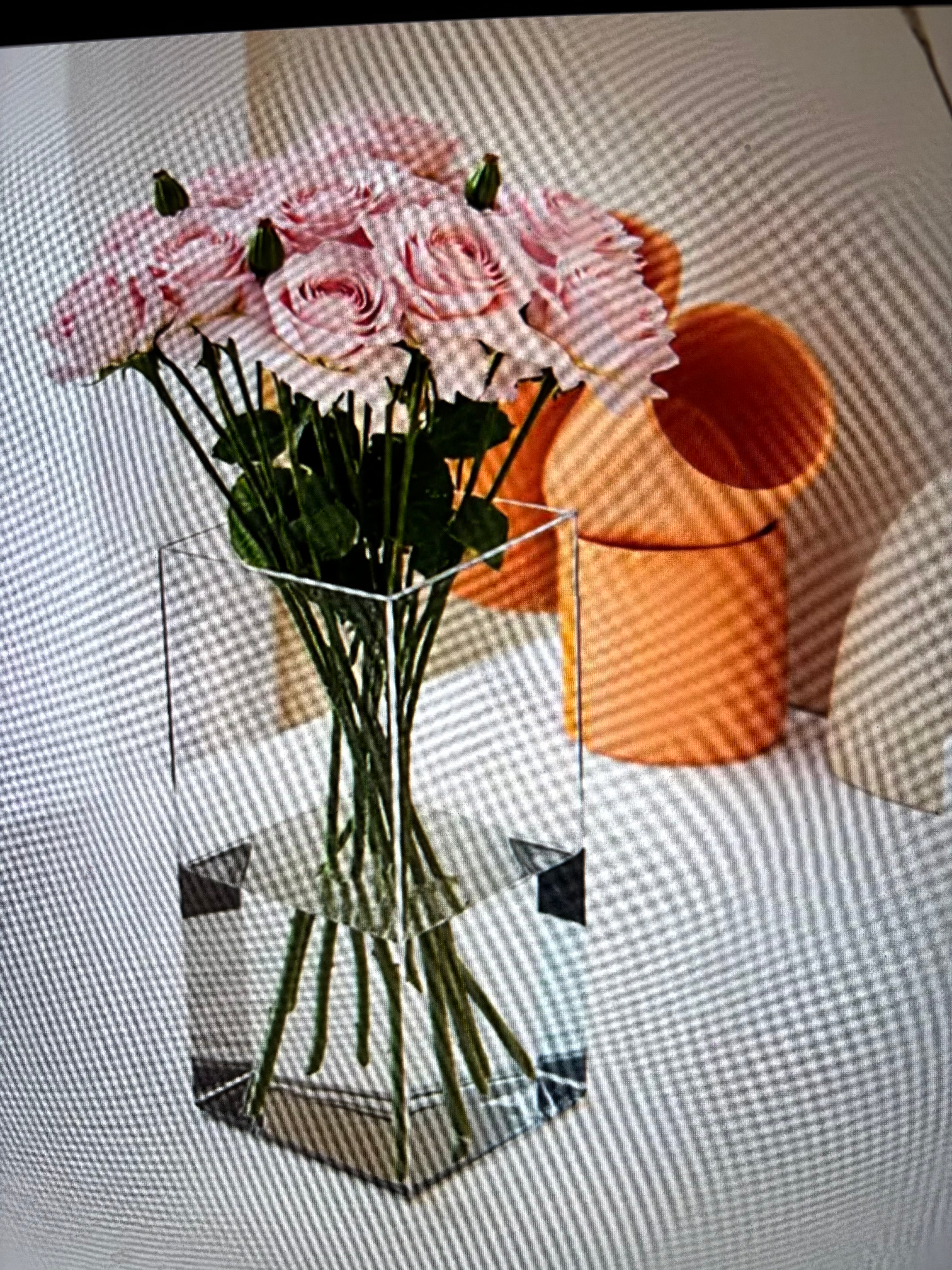 Vase transparent Grand et Mini