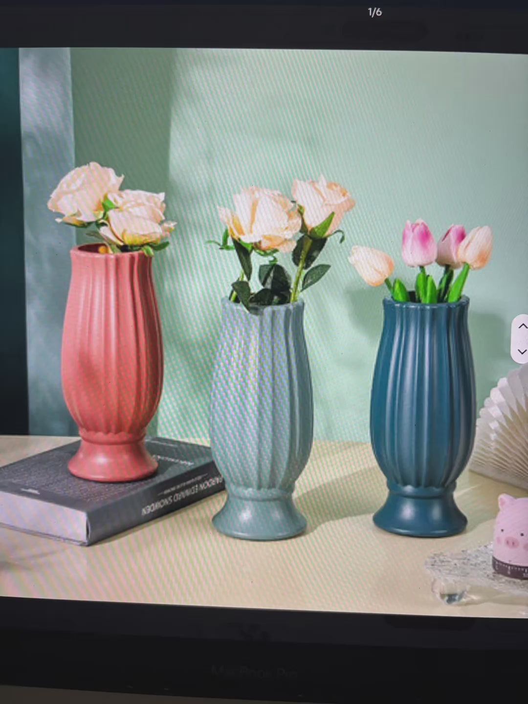 Vase incassable multicolore